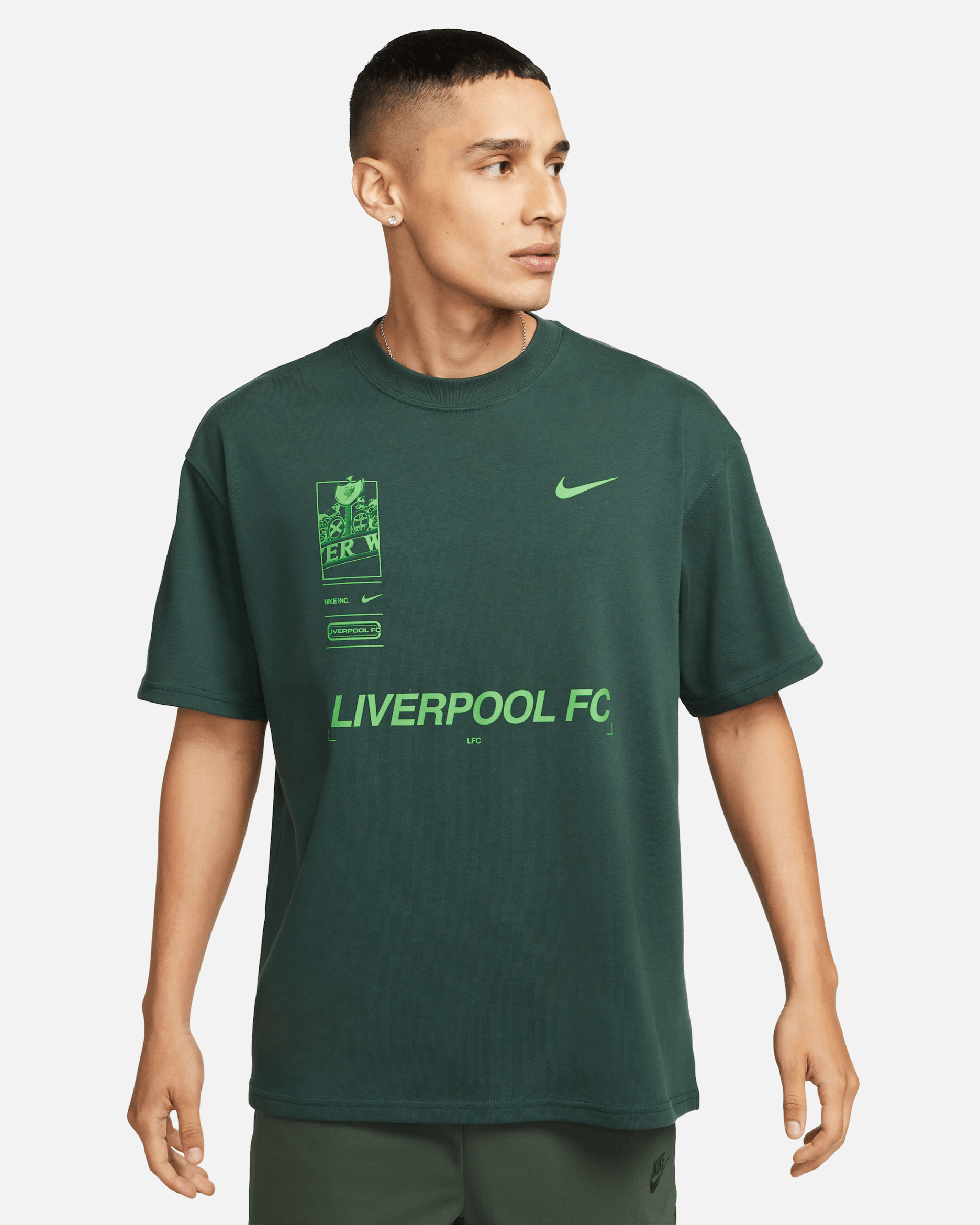 Liverpool F.C. Men's Nike Max90 Football T-Shirt. Nike ID
